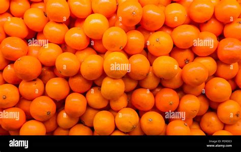 Fresh Oranges Texture Oranges Background Selective Focus Stock Photo
