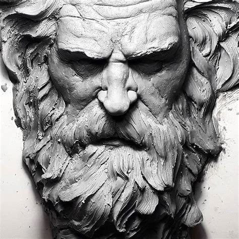 Dan Sculptor On Instagram Zeus Work In Progress Zeus