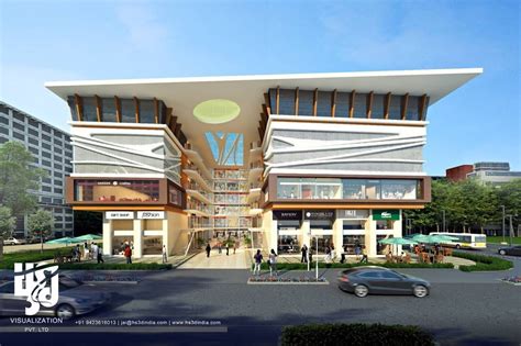 Commercial Modern Shopping Mall Exterior Design Trendecors