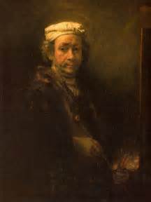 Rembrandt Portrait Of The Artist At His Easel