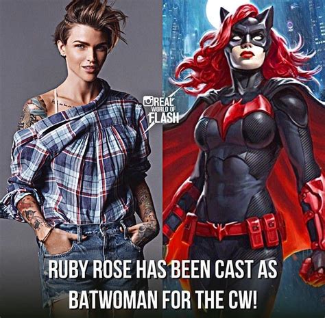 Ruby Rose Cast As Batwoman For The Batwoman Tv Show At Cw And Her First Appearance In This Year