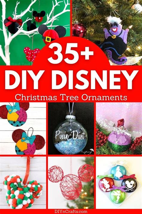 35 Creative Diy Disney Christmas Ornaments Anyone Can Make