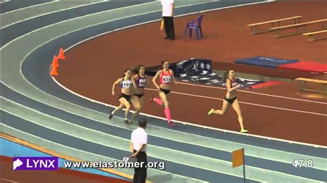 Womens 400m Russian Indoor Track And Field Championships 18022015