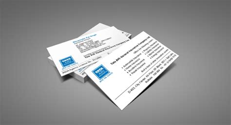 Are you one of the plain insurance agents? Business card Design and Printing for General Insurance ...