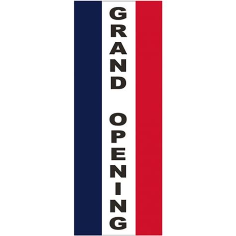 Sqf 3x8 Grand Grand Opening 3′ X 8′ Message Square Flag Hanover Flag