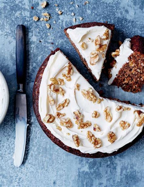 Taken from the 13th issue of jamie oliver's monthly publication, this moist and rich fruit cake is nothing short of a grand celebration cake. Carrot, Apple and Walnut Cake - The Happy Foodie
