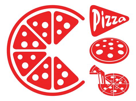 Flying Pizza Icons In Symbols Arrow Symbol Symbol Design Gambaran