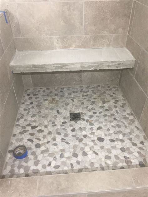 Looking for a good deal on bench shower? Shower floor and concrete prep for the granite free ...