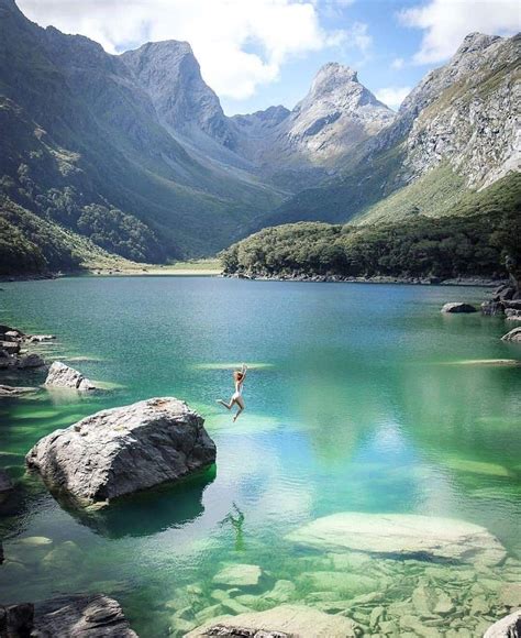 Park Narodowy Fiordland W Nowej Zelandii Travel Photography Nature