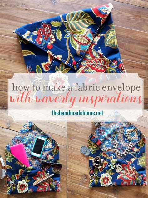 How To Sew A Fabric Envelope The Handmade Home