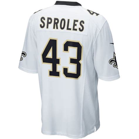 Nike Darren Sproles New Orleans Saints Youth Game Jersey White