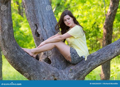 Barefoot Woman Tree