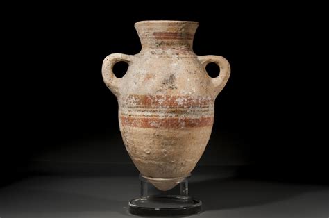 Phoenician Bichrome Ceramic Amphora Baidun Baidun