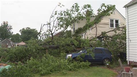 Northeast Ohio Sees Day Of Thunderstorms Lead To Power Outages Downed