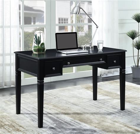 Constance Collection Transitional Black Writing Desk 800913 Home