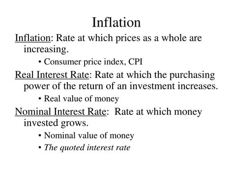 This is based on doing a calculation on the difference between prices in 2 periods of time. PPT - Chapter 4 Time Value of Money (cont.) PowerPoint Presentation - ID:240018