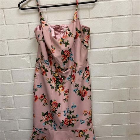 Portmans Womens Size Floral Pink Dress S