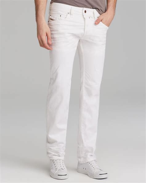 Buy next men's jeans and get the best deals at the lowest prices on ebay! Lyst - Diesel Jeans Safado Slim Fit in White in White for Men