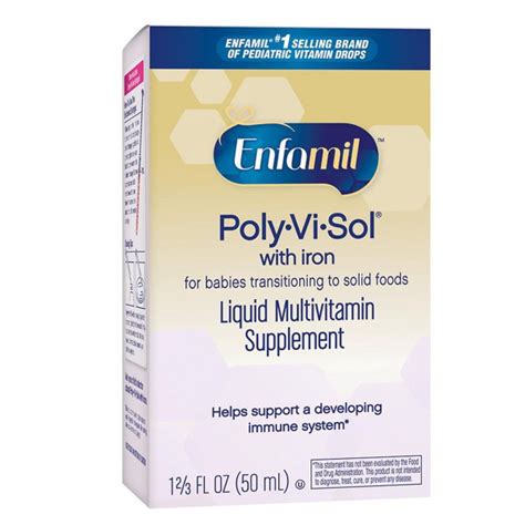 Enfamil Poly Vi Sol With Iron Multivitamin Supplement Drops 1source