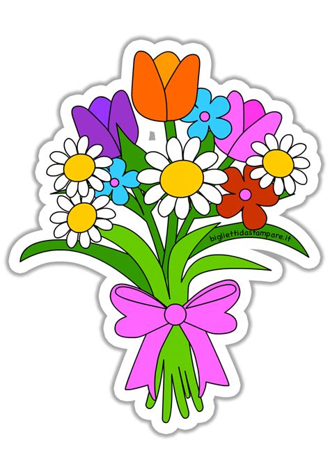 Un buon disegno inizia sempre con una buona matita. Biglietto per la Festa della mamma con mazzo di fiori ...