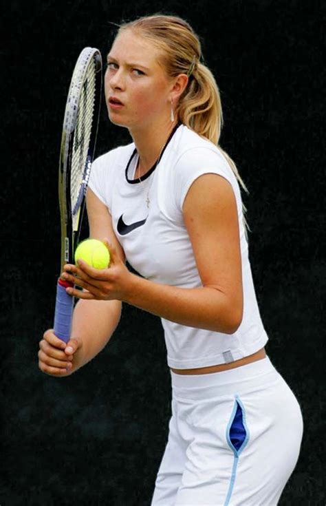 Maria Sharapova Fashion Sports Icon On The Court Tennis Players