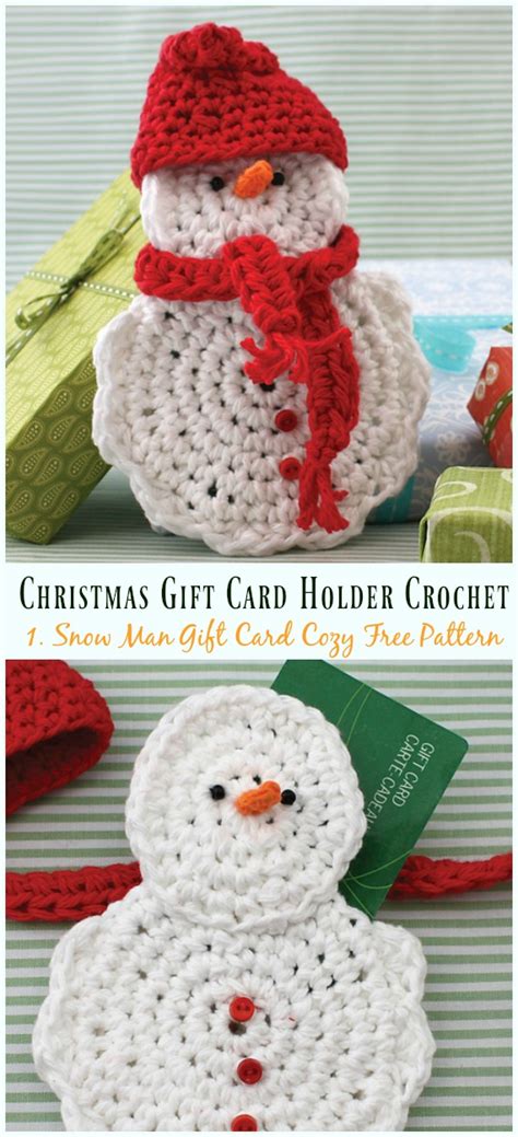 Christmas T Card Holder Crochet Free Patterns Diy Instructions