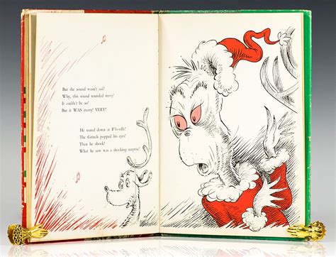 Well, in whoville they say that the grinch's small heart grew three sizes. How the Grinch Stole Christmas Dr. Seuss First Edition Signed