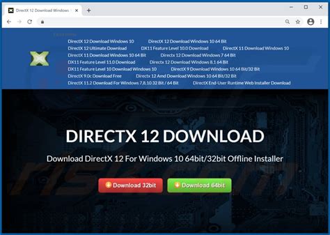 Directx 12 Download Scam Malware Removal Instructions Updated