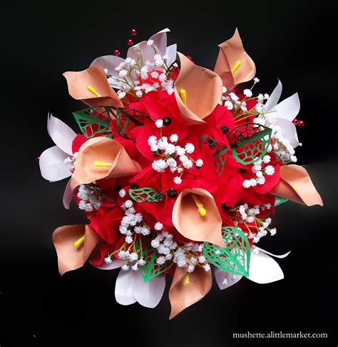Aquarelle d'un bouquet de deux coquelicots en fleur : Coquelicot Bouquet - Artificial flower bouquets corn poppy ...