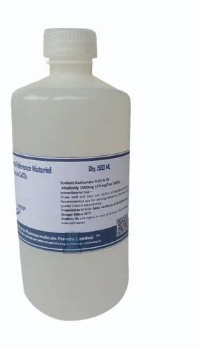 Sodium Carbonate Solution Packaging Details 500ml Bottle At Rs 3100