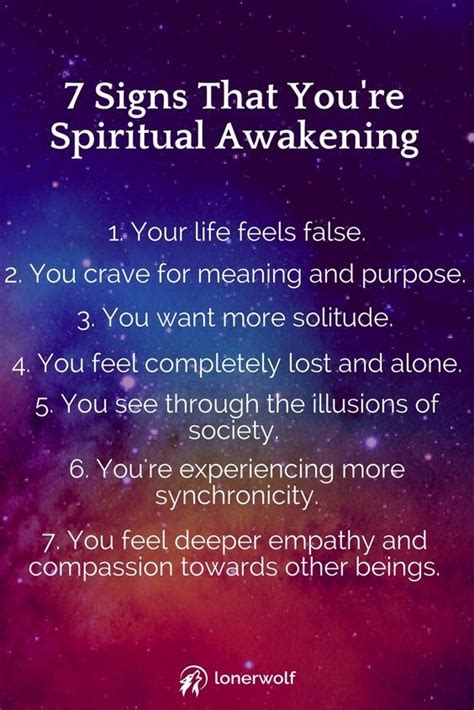 Spiritual Awakening Signs Spiritual Awakening
