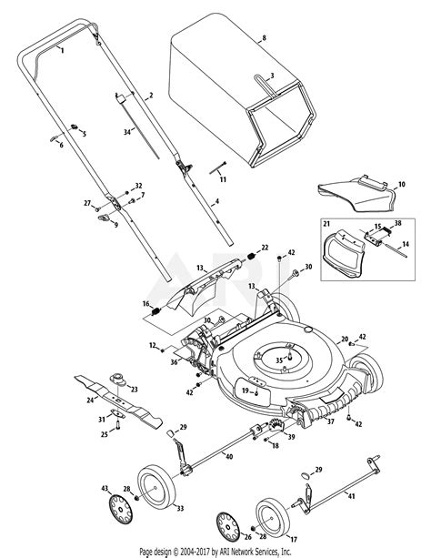 Troy Bilt TB110 11A A2BM711 2014 11A A2BM711 2014 Parts Diagram