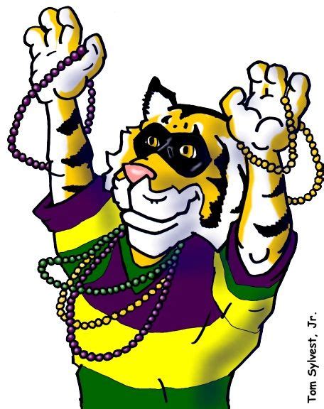 Mardi Gras With Mike The Tiger Lsu Mascot
