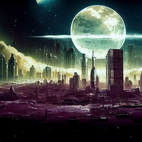 Artstation Cyberpunk City On Mars