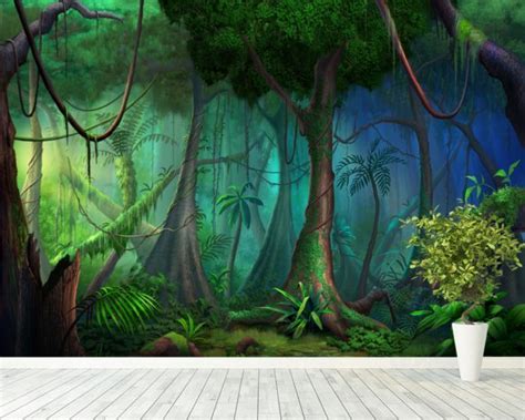 Rain Forest Wall Mural By Philip Straub Wallsauce