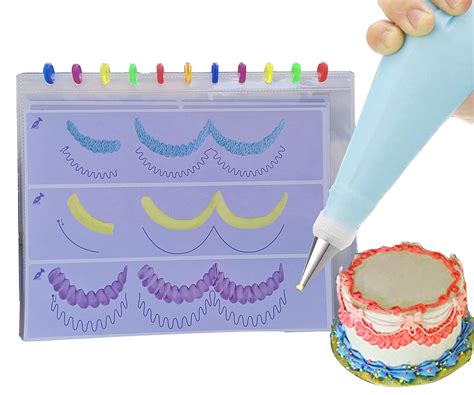 Buy 23 Sheet Cake Decorating Practice Board With Storage Book Online At