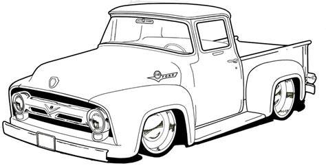 In coloringcrew.com find hundreds of coloring pages of trucks and online coloring pages for free. Lifted Truck Drawing at GetDrawings | Free download