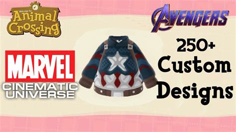 Avengers Marvel Animal Crossing New Horizons Custom Designs Youtube