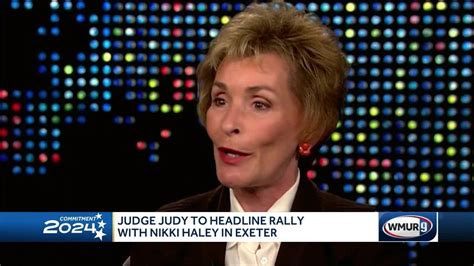 Nikki Haley To Appear Alongside Judge Judy In Exeter Youtube