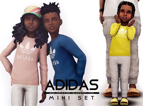 Adidas Mini Clothing Set Onyx Sims