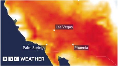 Record Heat Hits Southwest Us Bbc Weather