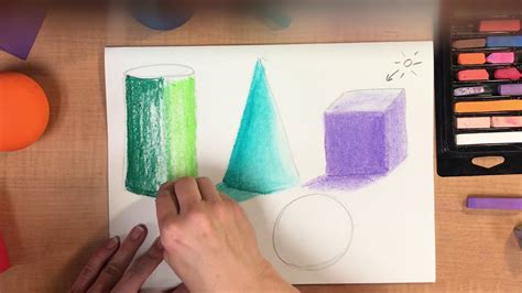 How To Shade Forms With Soft Pastels Youtube