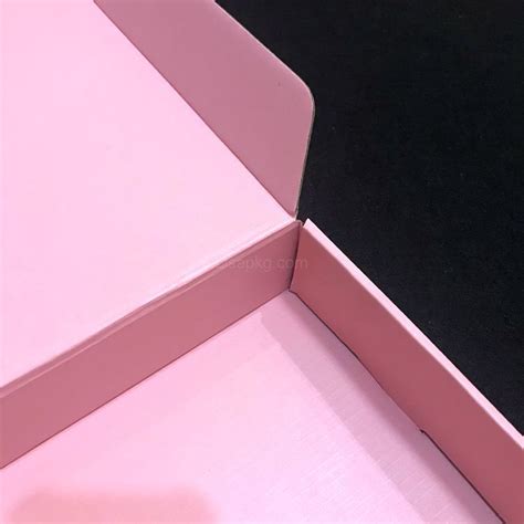 pink shipping corrugated custom printed packaging mailer box with logo in 2020 custom mailer