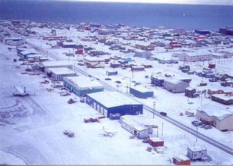 Barrow Alaska From The Airport Where We Have Been Flying In And Out