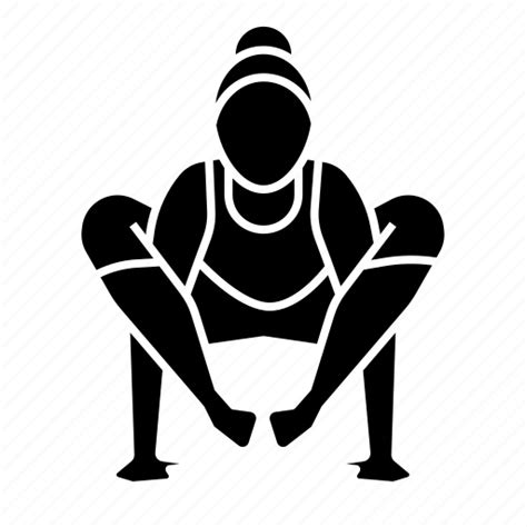 Balance, fitness, health, pose, pressing, shoulder, yoga icon