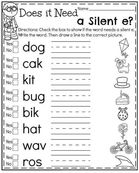 Worksheets For First Graders Free Printable