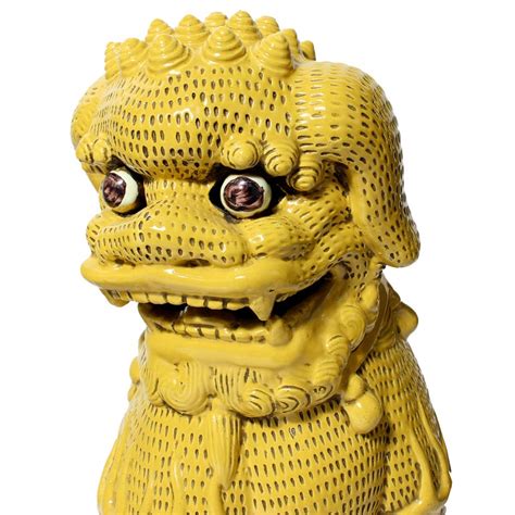 Unfollow chinese foo dogs to stop getting updates on your ebay feed. Pair of Large Mid Century Yellow Glazed Foo Dogs at 1stdibs