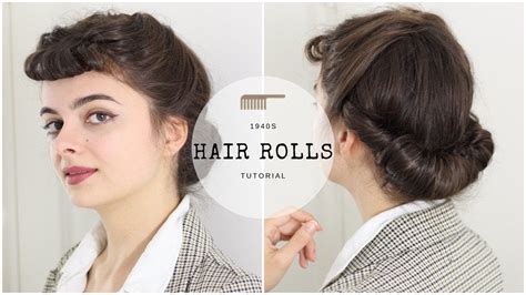 1940s Hair Tutorial All The Rolls Youtube