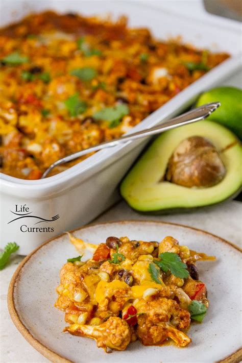 This Quick And Easy Mexican Veggie Casserole Bake Can Be Served As A