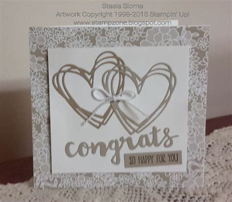 Stampin And Scrappin With Stasia Engagement Cards Wedding Cards